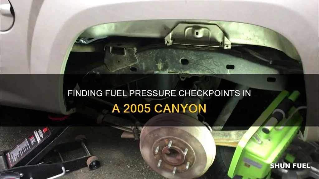 where do i check fuel pressure 2005 canyon