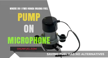 Locate Honda Magna Fuel Pump: Microphone Setup Guide