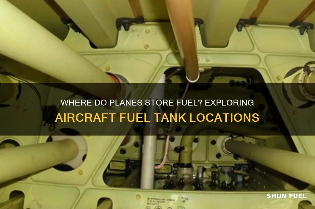 where do planes store fuel