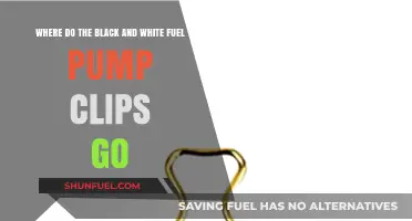 Proper Placement of Black and White Fuel Pump Clips Explained