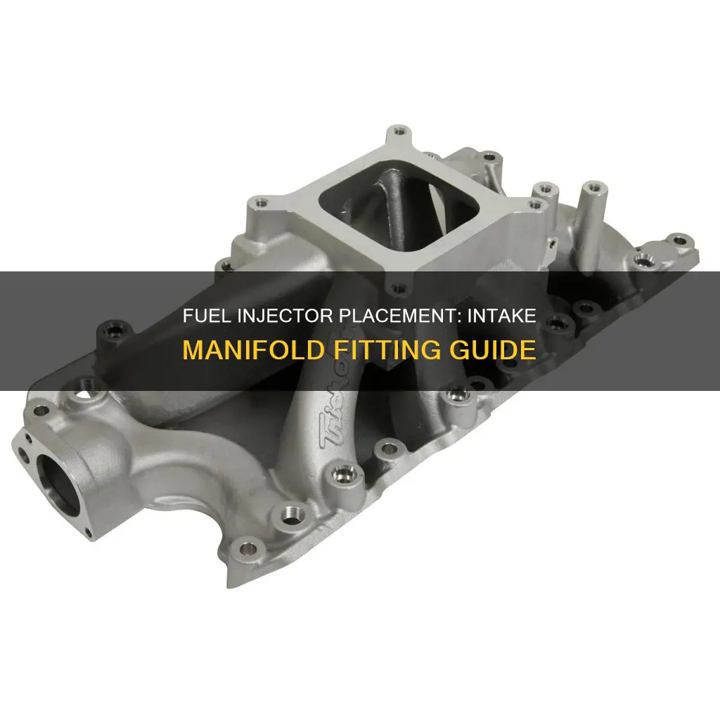 where do the fuel injectors fit into the intake manifold