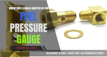 Banjo Adapter Installation for Fuel Pressure Gauges