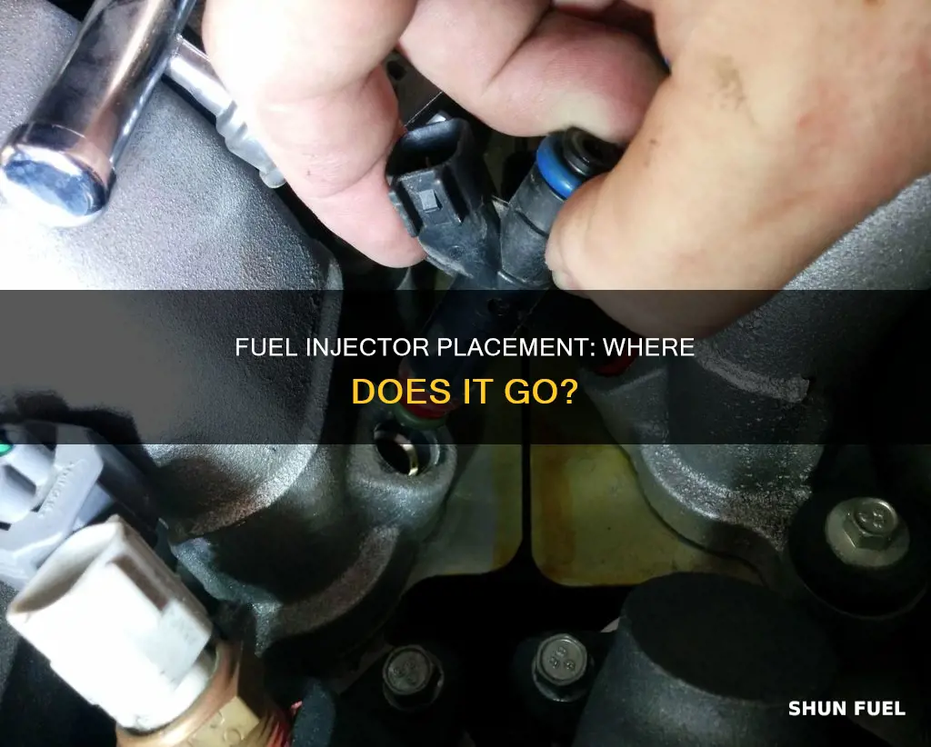 where does a fuel injector go