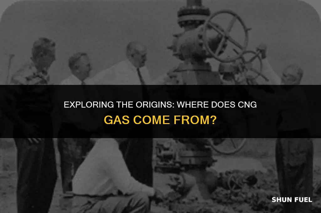 where does cng gas come from