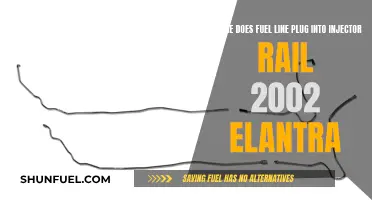 Fuel Line Connection: Injector Rail in 2002 Elantra