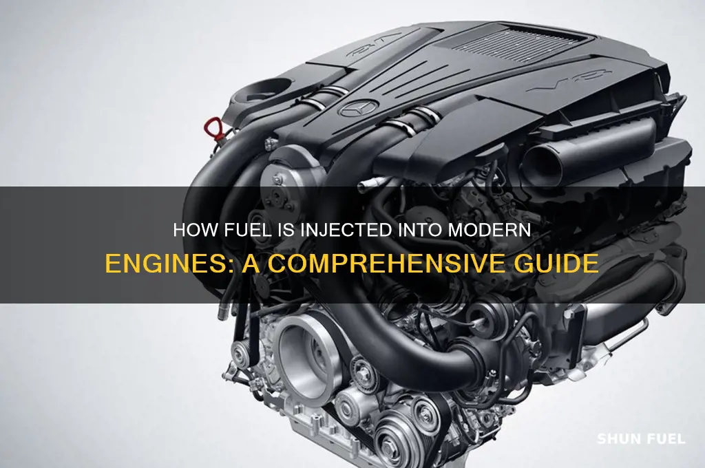 where does he get pumped into a fuel injection engine