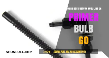 Return Fuel Line: Understanding the Primer Bulb's Path