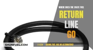 Tracing the 3SGTE Fuel Return Line