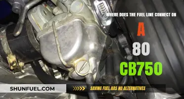 80 CB750 Fuel Line: Location and Connection Guide