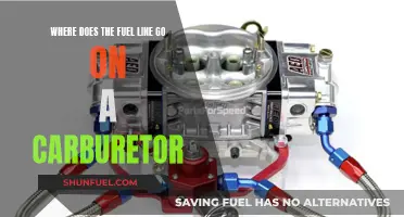 Fuel Line Installation: Carburetor Attachment Point