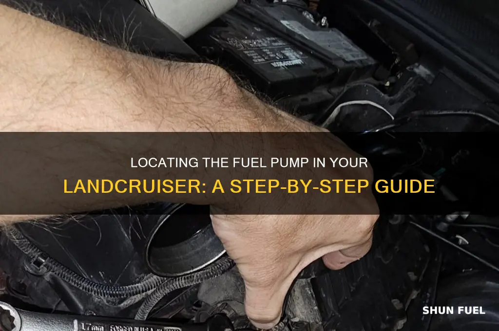where does the fuel pump go on a landcruiser