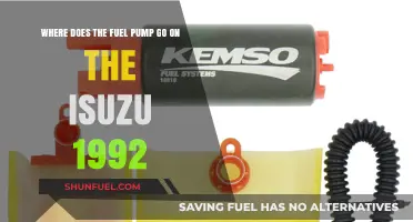 Isuzu 1992 Fuel Pump Location: A Comprehensive Installation Guide
