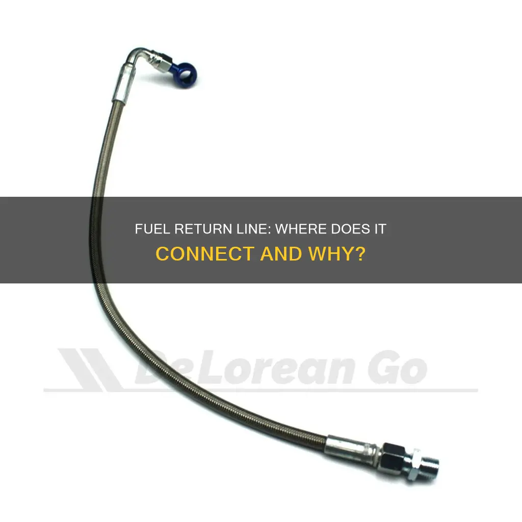 where does the fuel return line go