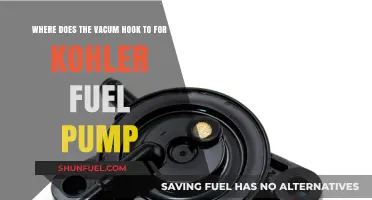 Kohler Fuel Pump Vacuum Hookup: Location and Connection Guide