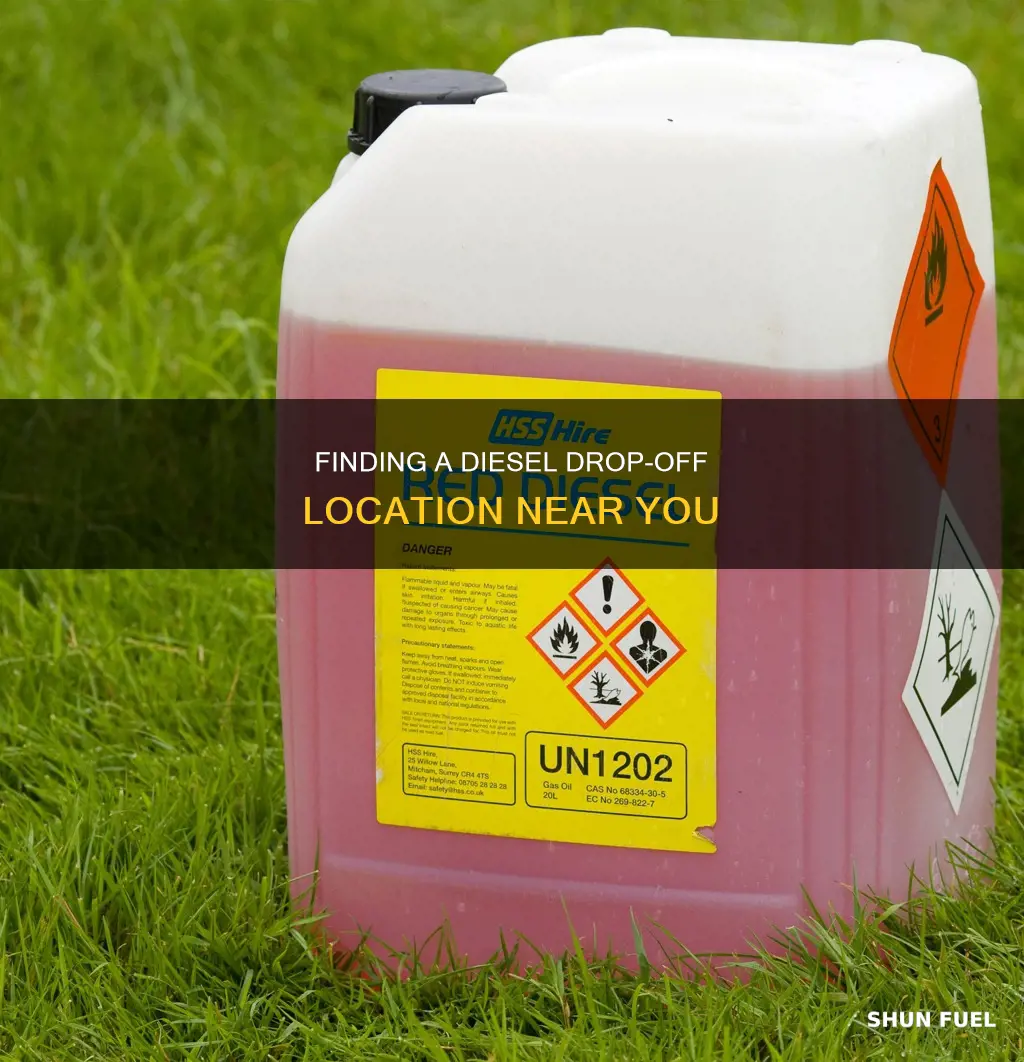 where drop off diesel fuel