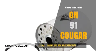 Locating the Fuel Filter in a 91 Cougar