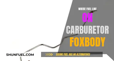 Locating the Fuel Line: Carburetor Foxbody Guide