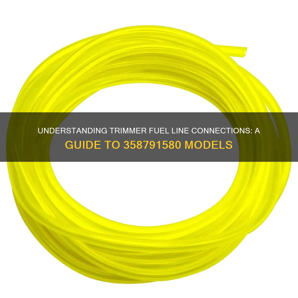 where fuel lines connect on trimmer 358791580