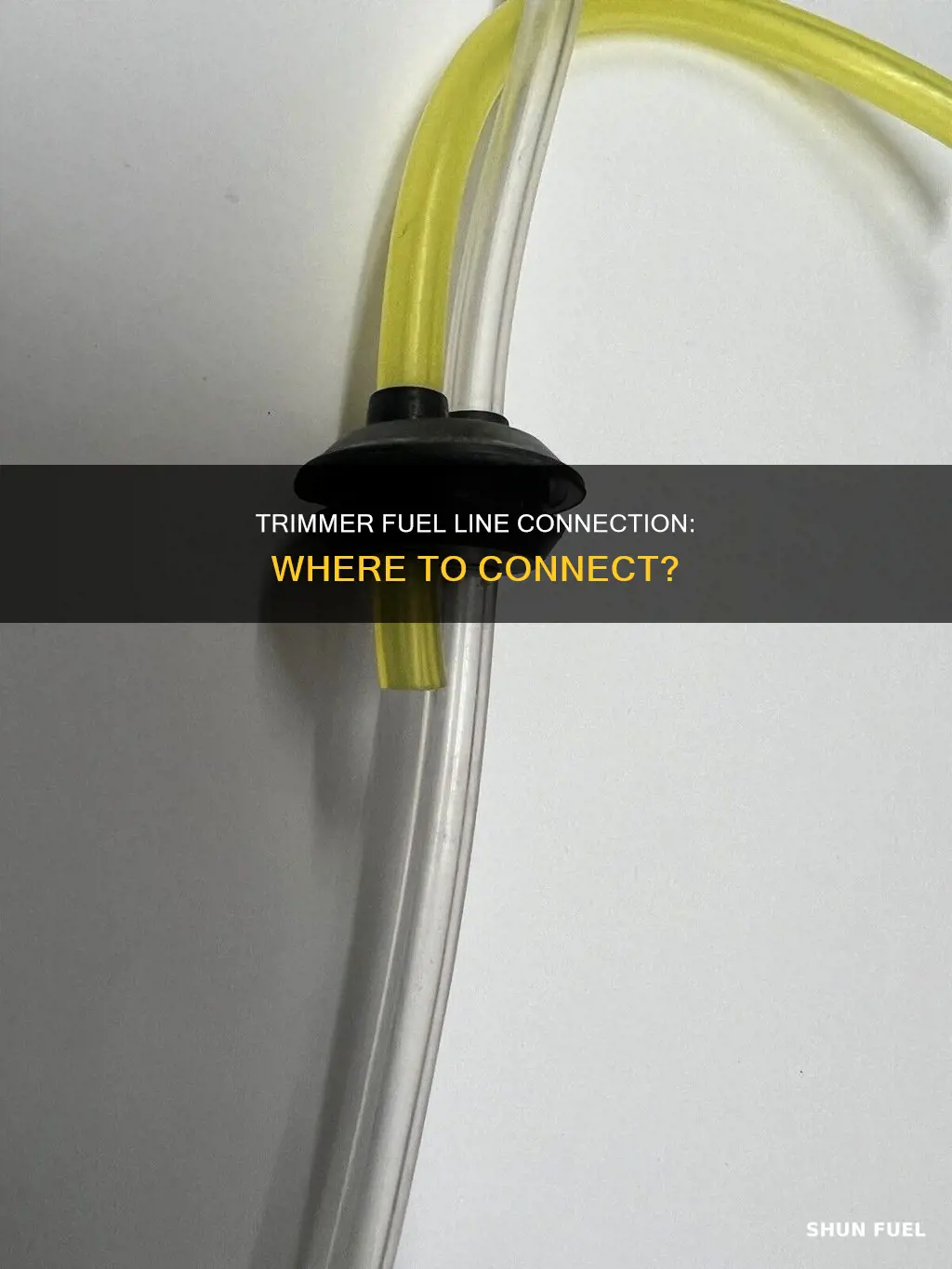 where fuel lines connect on trimmer 358791580
