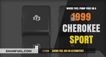 Locating the Fuel Pump Fuse in a 1999 Cherokee Sport