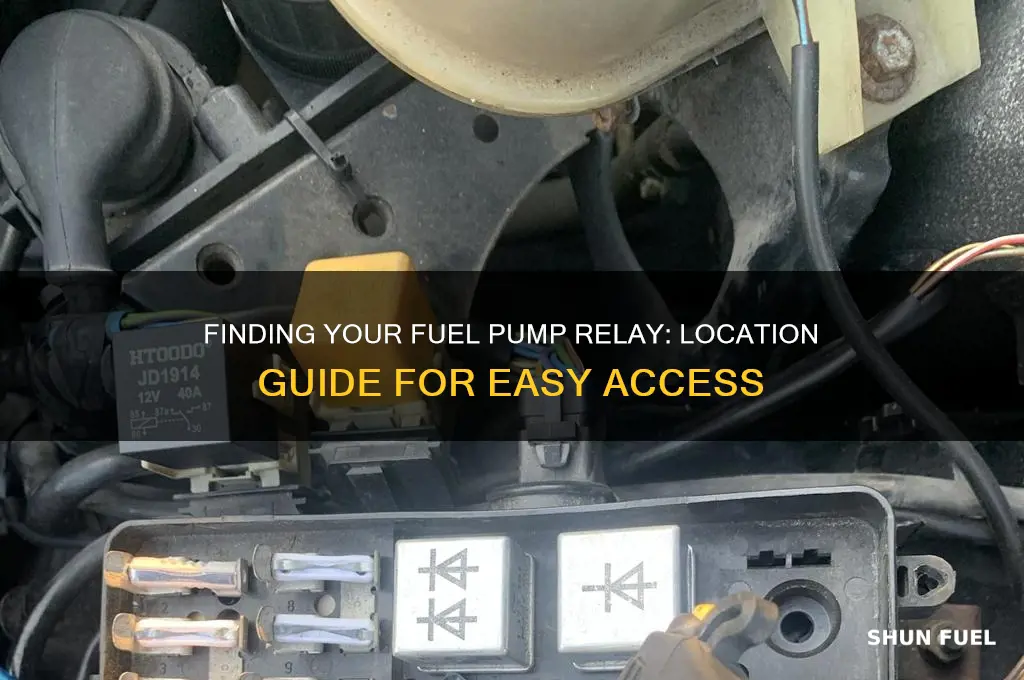 where fuel pump relay is located