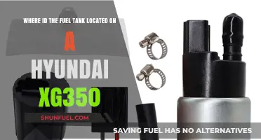 Hyundai XG350: Fuel Tank Location and Access Guide
