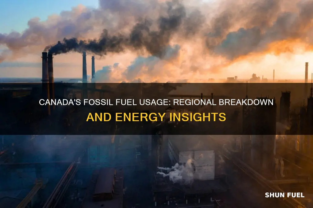 where in canada are fossil fuels used