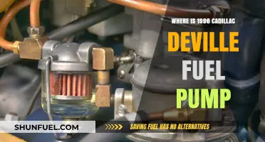 Locating the Fuel Pump in a 1998 Cadillac DeVille