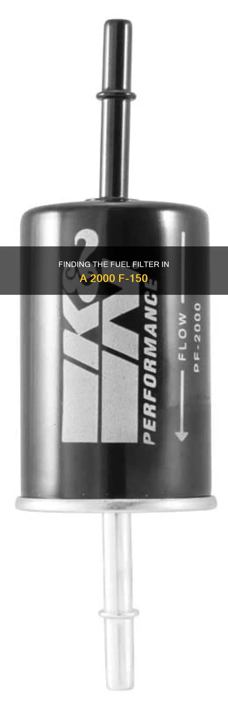where is 2000 f 150 fuel filter