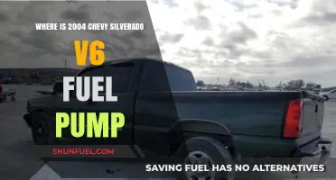 Locating the Fuel Pump in a 2004 Chevy Silverado V6