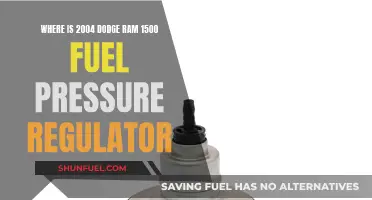 Fuel Pressure Regulator: 2004 Dodge Ram 1500's Location