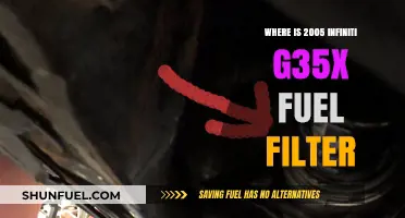 Fuel Filter Location in 2005 Infiniti G35x