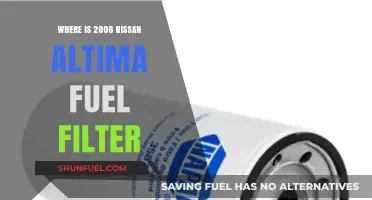 Fuel Filter Location in 2006 Nissan Altima