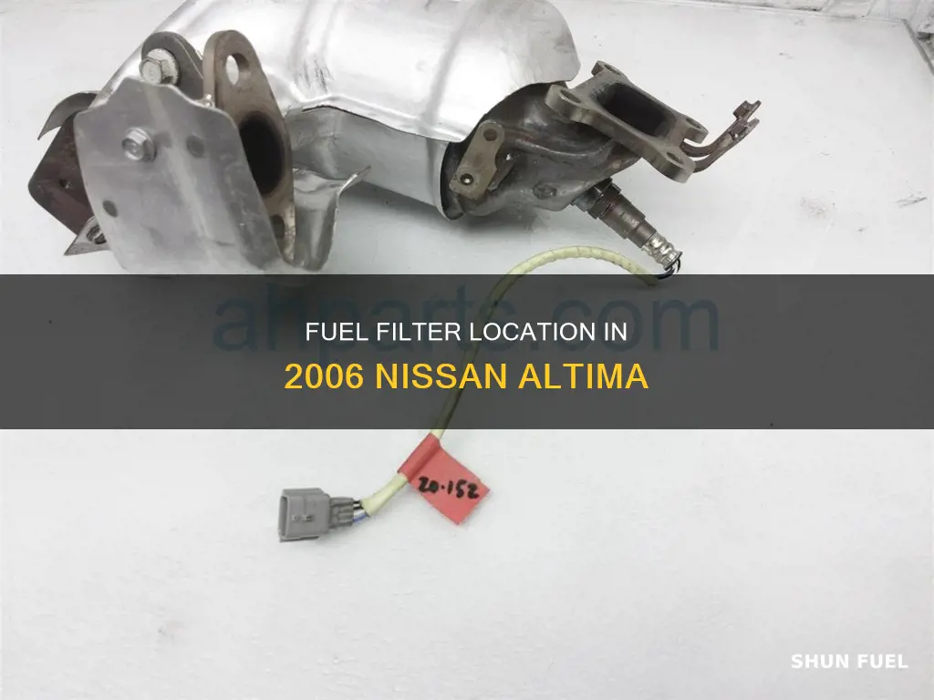 where is 2006 nissan altima fuel filter