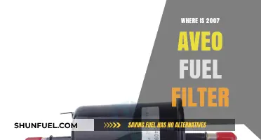 Fuel Filter Location in 2007 Aveo: Where is it?