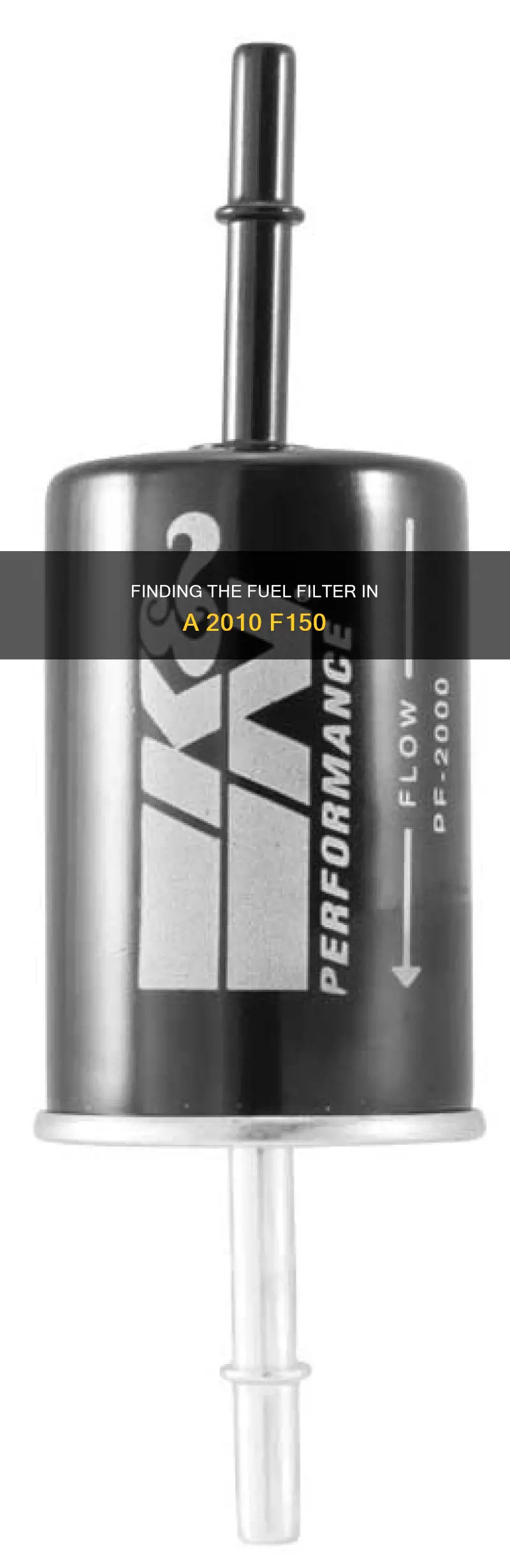 where is 2010 f150 fuel filter