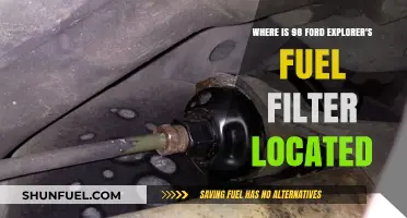 Locating the Fuel Filter on a 98 Ford Explorer