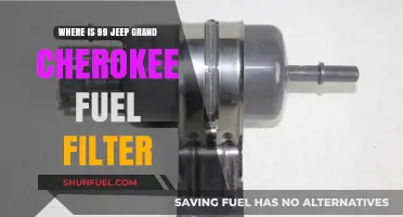 Fuel Filter Location in Jeep Grand Cherokee: 1999 Edition
