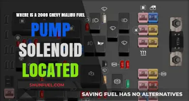 Chevy Malibu 2009 Fuel Pump Solenoid Location Guide