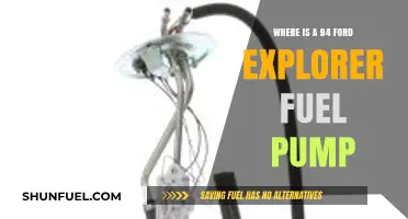 Locating the Fuel Pump in a 1994 Ford Explorer: A Guide