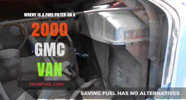 Locating the Fuel Filter in Your 2000 GMC Van