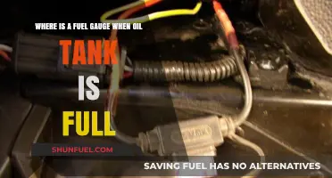 Fuel Gauge Location: Full Oil Tank