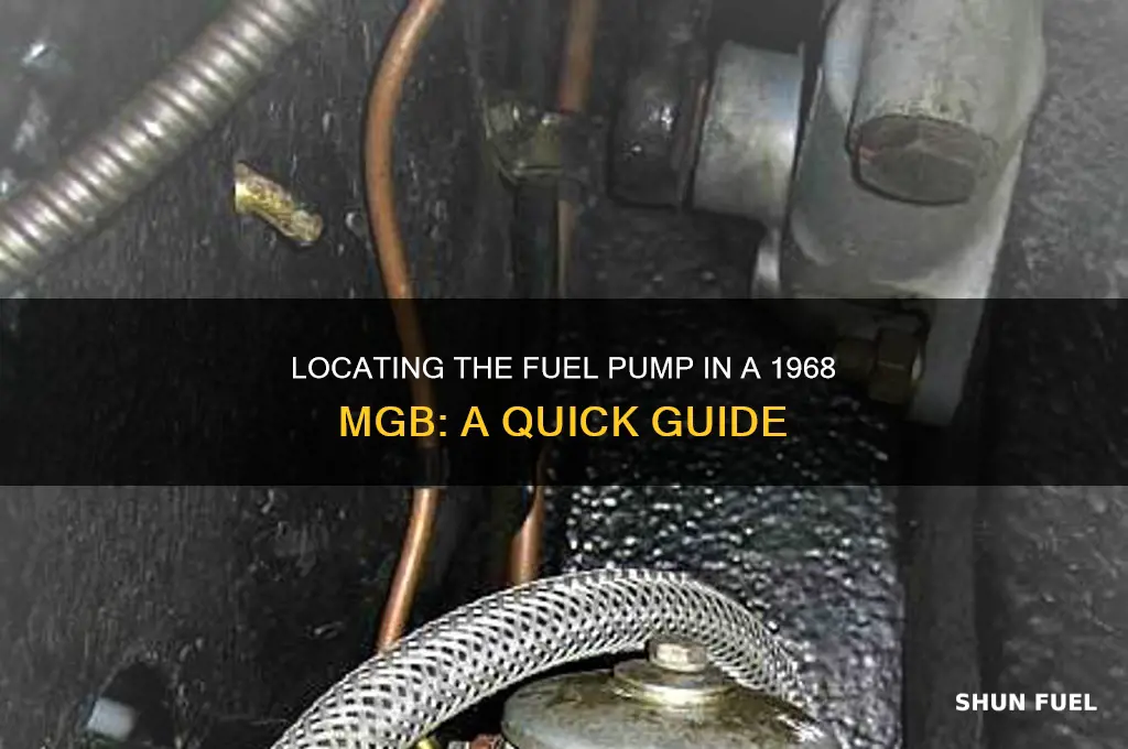 where is a fuel pump located in a 1968 mgb