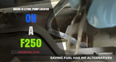 Finding the Fuel Pump Location in Your Ford F250 Truck