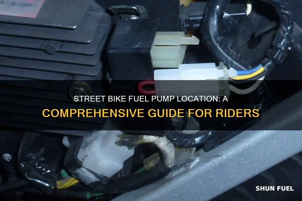 where is a street bike fuel pump
