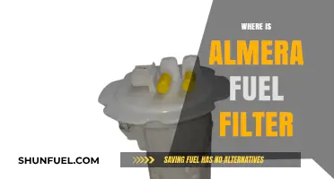 Almera Fuel Filter: Location and Access Guide