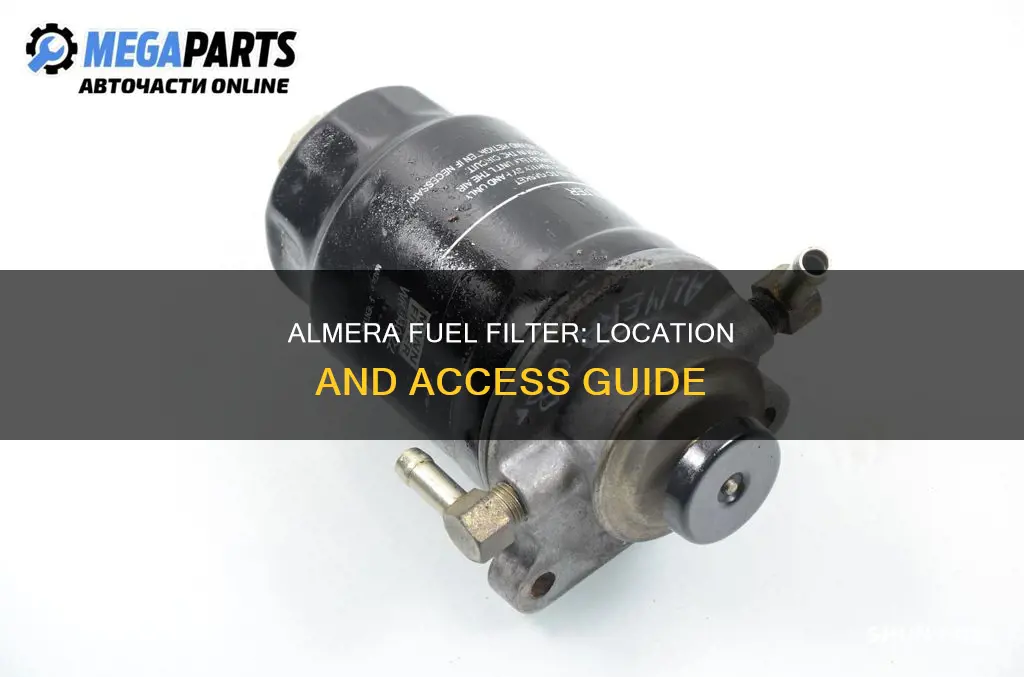 where is almera fuel filter