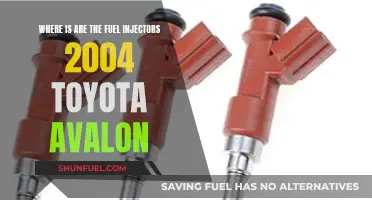 Locating Fuel Injectors in 2004 Toyota Avalon Models