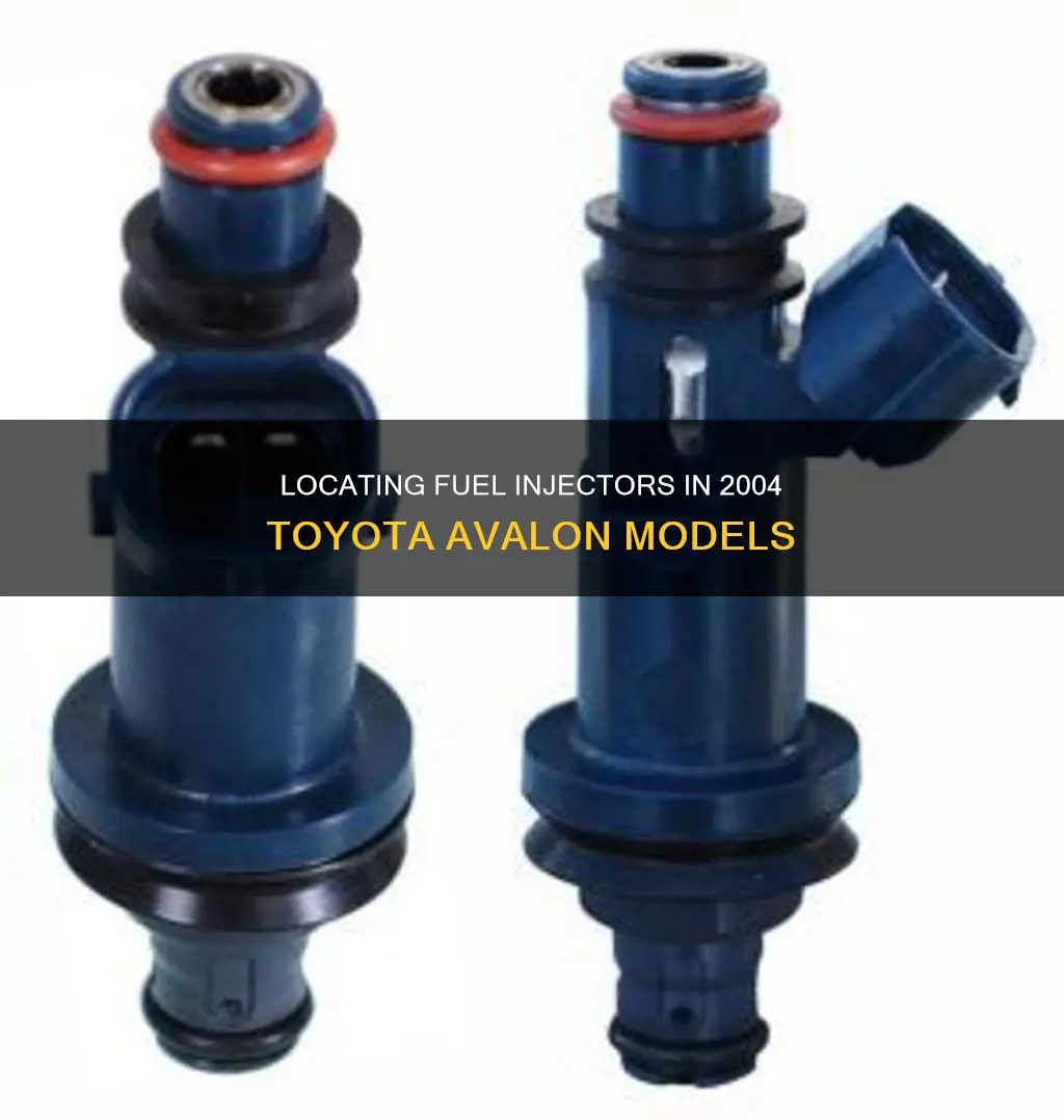 where is are the fuel injectors 2004 toyota avalon