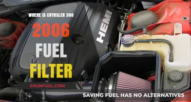 Fuel Filter Location in Chrysler 300: 2006 Models